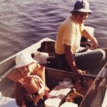 fishing with grandpa in the old days at Wildwood Resort in Grand Rapids, Minnesota