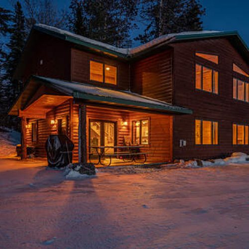 Winter Getaways in a cozy winter cabin at Wildwood Resort in Grand Rapids, MN